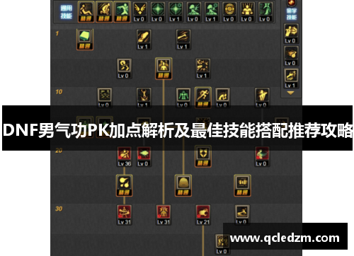 DNF男气功PK加点解析及最佳技能搭配推荐攻略