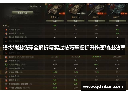 暗牧输出循环全解析与实战技巧掌握提升伤害输出效率